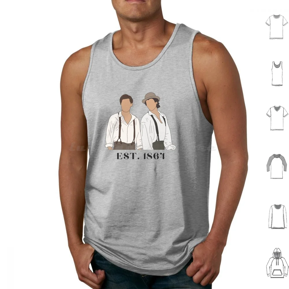 Salvatore Brothers Established 1864 | Tvd Fan Tank Tops Vest Sleeveless Tvd Salvatore Brothers Damon Salvatore Stefan