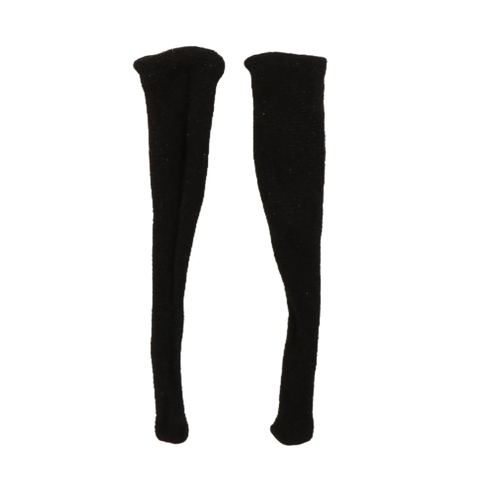 Miniature 1/12 Stockings for 6 Inch Action Figures Doll Clothes Fabric Accessories Collector Customizer