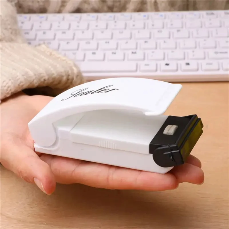 1/2/3/4/5/6pcs Sealing Machine Practical Lightweight ABS Handheld Heat Bag Sealer For Household Office Binding Supplies