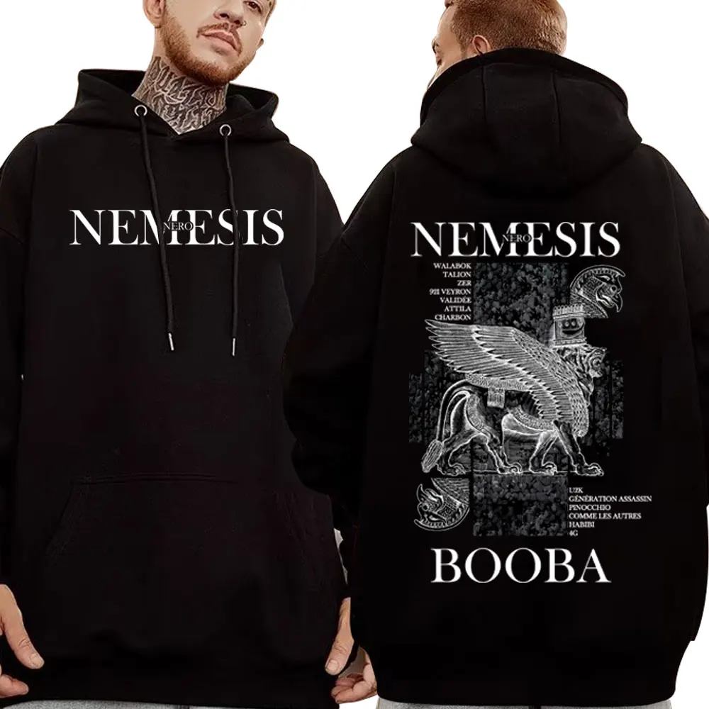 

Рэпер Нэро Немезида альбом графическая толстовка для мужчин женщин хип-хоп модный спортивный костюм с капюшоном повседневные винтажные флисовые толстовки Лидер продаж 2025