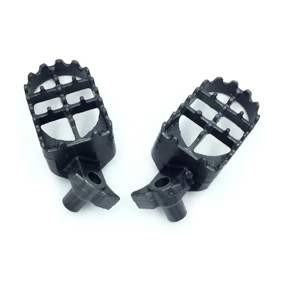 Aftermarket Motorcycle Gunmetal Black Foot Pegs for Yamaha WR250F 2001-2012 YZ125 1999-2013 Gas Gas Enducross EC 300 1999-2005