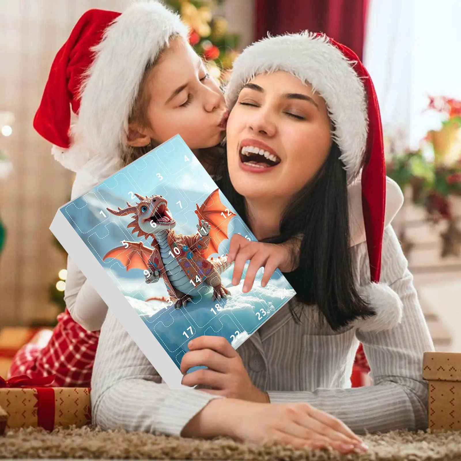 Christmas Arrival Calendar 2D Acrylic Cute Arrival Calendar Arrival Calendar Decoration Christmas popular interesting playthings