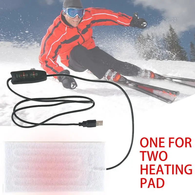 Winter Verwarmde Pad Voor Winter Kleding Draagbare Waterdichte Opvouwbare Verwarming Pads Verstelbare Temperatuur Verwarming Warmer Tool