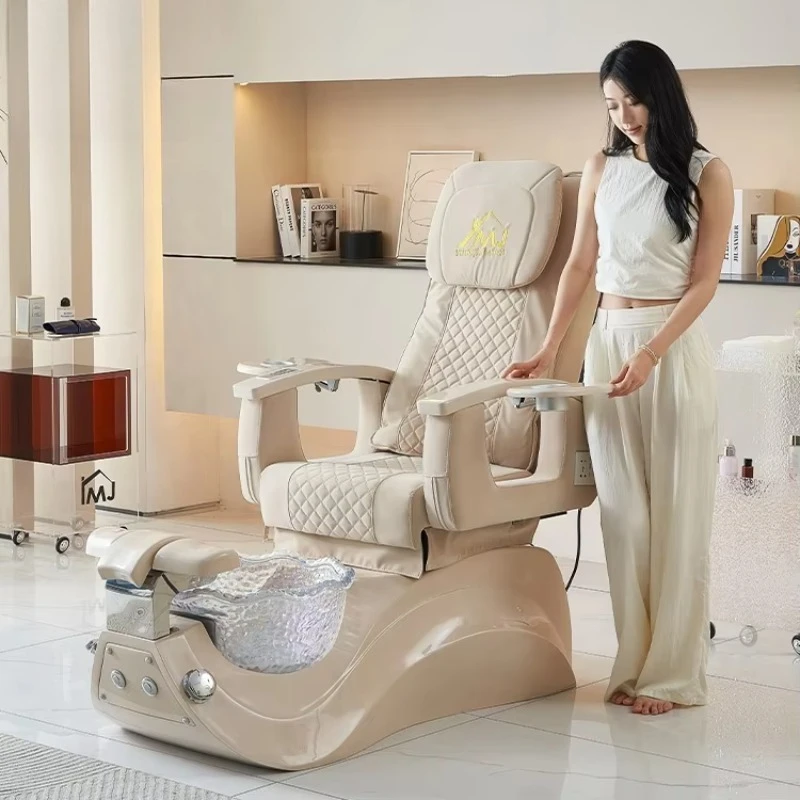 

Nail Salon Furniture Foot Care Manicure Chair Luxury Pedicure Foot Spa Electric Massage Chair