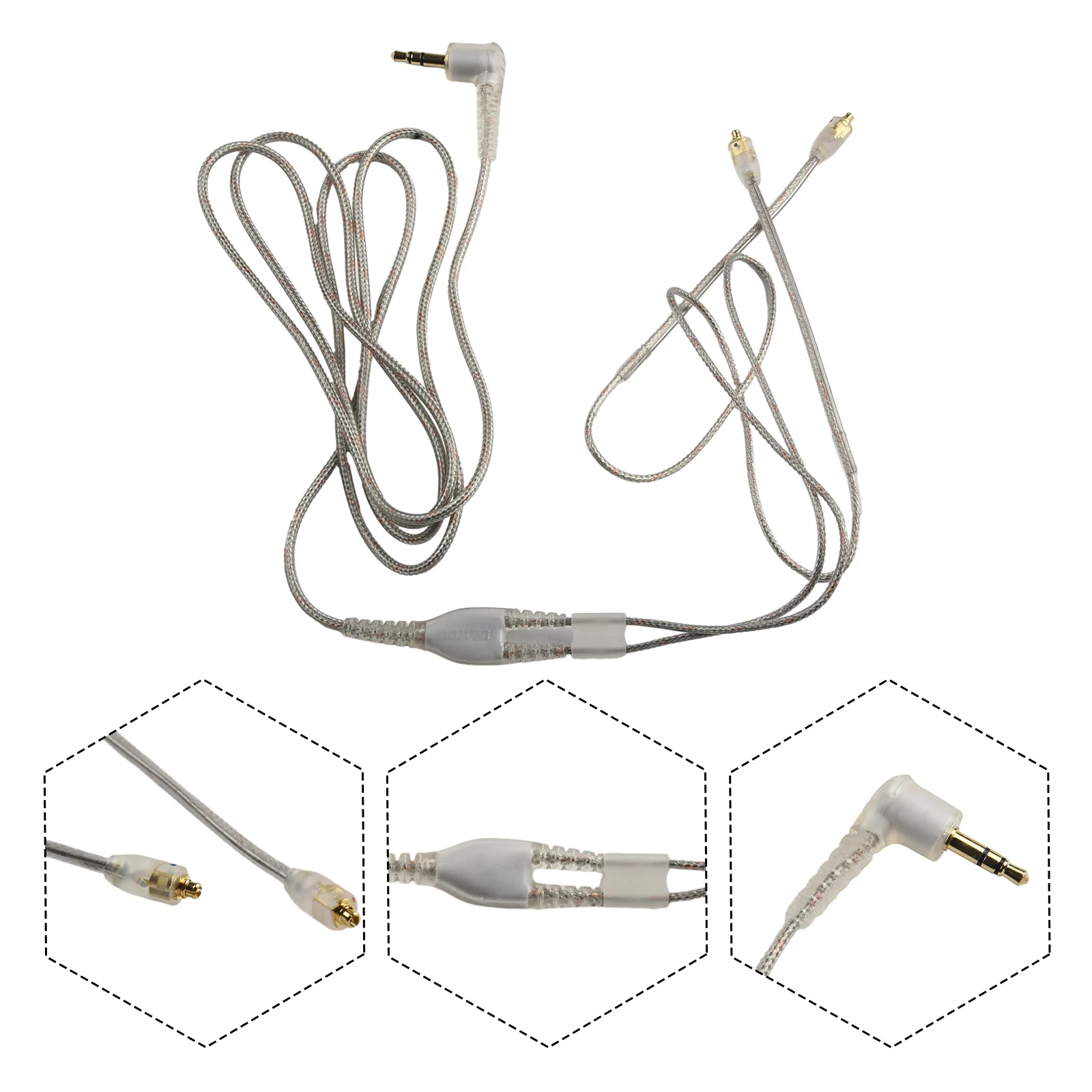 New Useful High Quality Portable Practical Headphone Practical Replacement SE425 SE535 Stereo Mobile 1.6 Meters