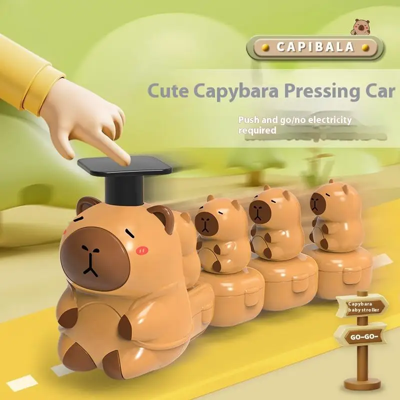 

Kids' Educational Toy Set - Car Stuffed Doll; Capybara Cartoon Animal; Desktop Ornaments; Ideal Holiday Gift