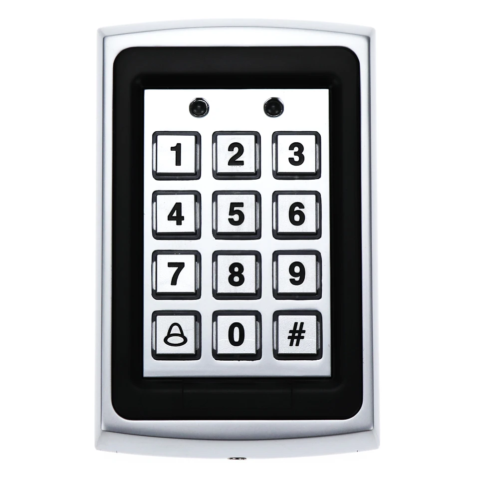 RFID Metal Access Control Keypad Waterproof Rainproof Cover Outdoor Door Opener Electronic Lock System Cover EM4100 Keychains