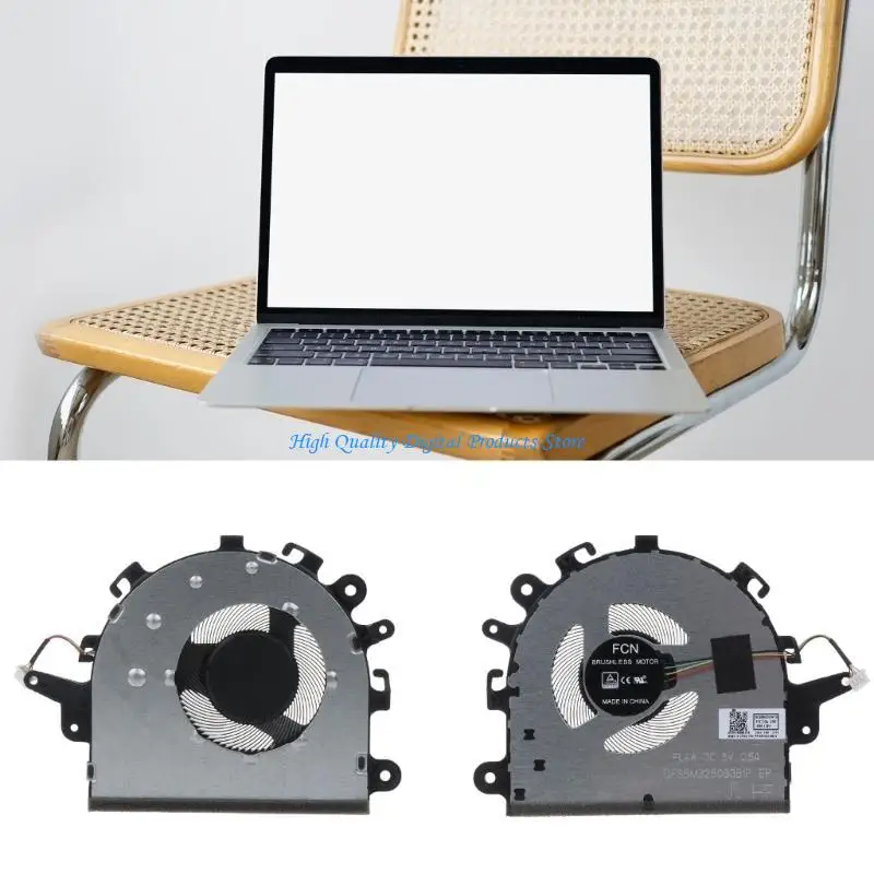 

U2JE High Speed ​​CPU Cooler Охлаждение вентилятора для 15 S145 S145-15IWL 340C-15IWL FM9P 3I ноутбук