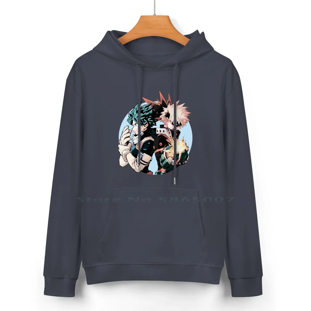 - Pure Cotton Hoodie Sweater 24 Colors Boku No Hero Academia Bnha Mha Anime All Might Deku Bakugo Katsuki Midoriya Izuku Aizawa