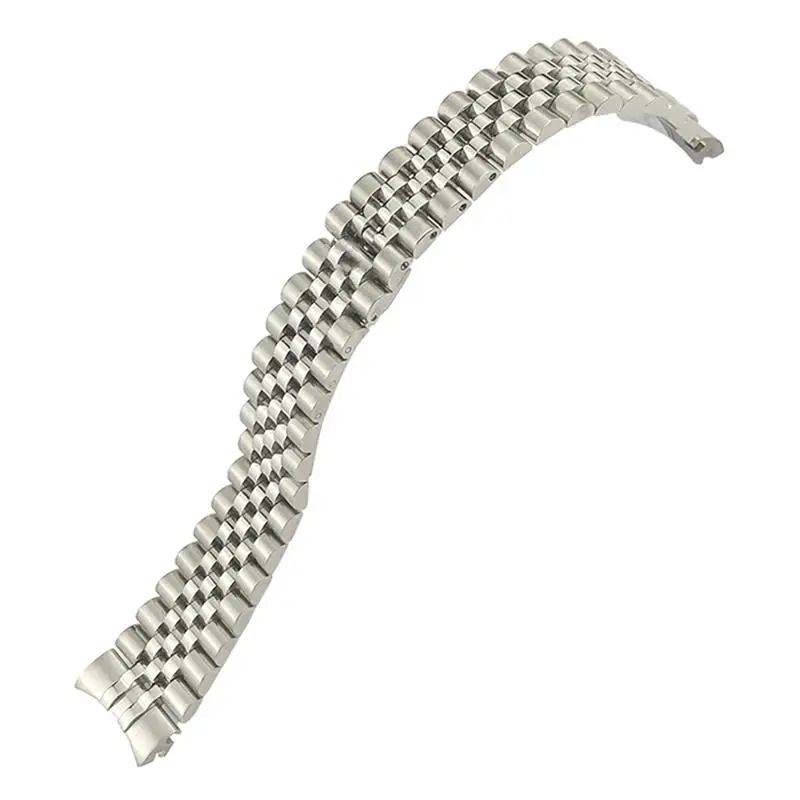 

20mm Quality 316L Stainless Steel Watch Band Fit For DATEJUST 36mm M126234 Silver Golden Business Metal Strap Men