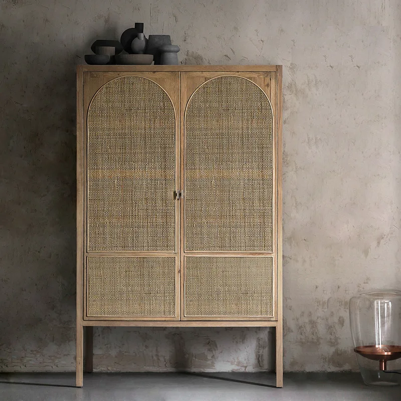 Wardrobe large-capacity storage wardrobe small apartment simple environmental protection solid wood household storage