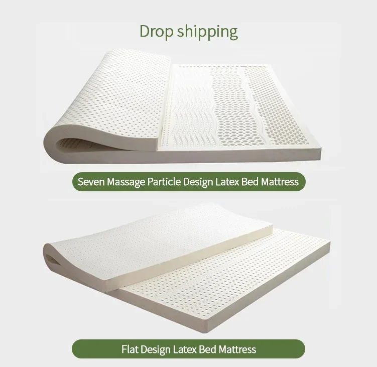 Best Sale Release Body Stress In Sleeping Latex Mattress 100 Natural 5cm 7.5cm 10cm Thickness Latex Topper