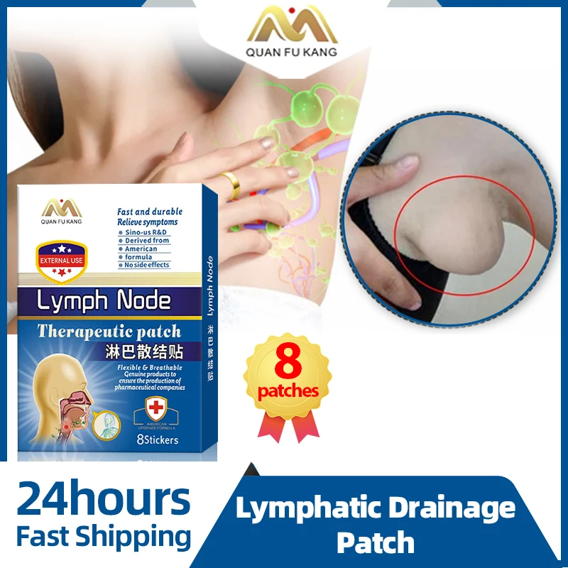 

Lymphatic Detox Drainage Treatment Patch for Armpit Neck Breast Anti-swelling Lymph Nodes Care Medicine American Formula