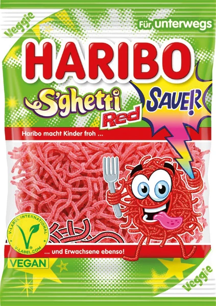 Spaghetti Red Sauer 85g - Haribo