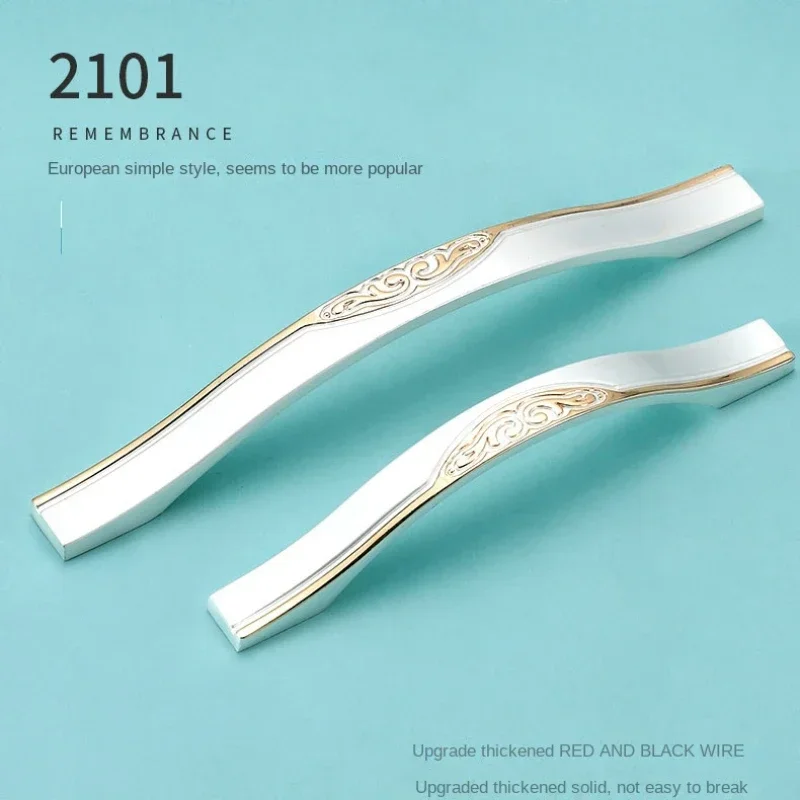 Closet Furniture Handle European Fashion Ivory White Drawer Cabinet Pulls Semicircle Cupboard Kitchen Knob Zinc Alloy