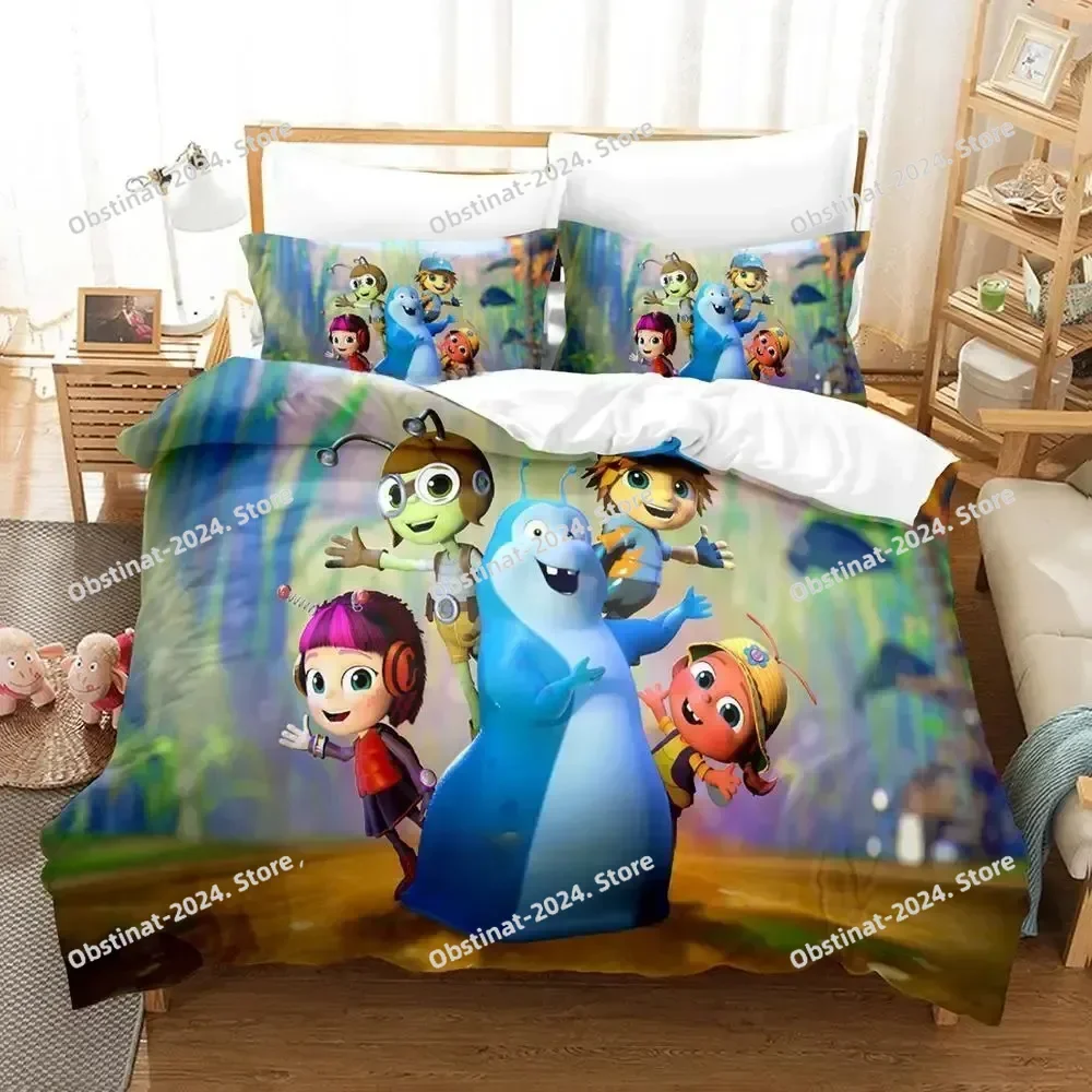 

2025 Beat Bugs Bedding Set Single Twin Printed Bed Set With Pillowcase Bed Duvet Cover Soft Single Double Queen Super King Size