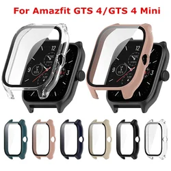 Protective PC Case Glass For Amazfit GTS 4 Smart Watch Bumper Screen Protector For Huami Amazfit GTS4 GTS4 Mini Cover Shell