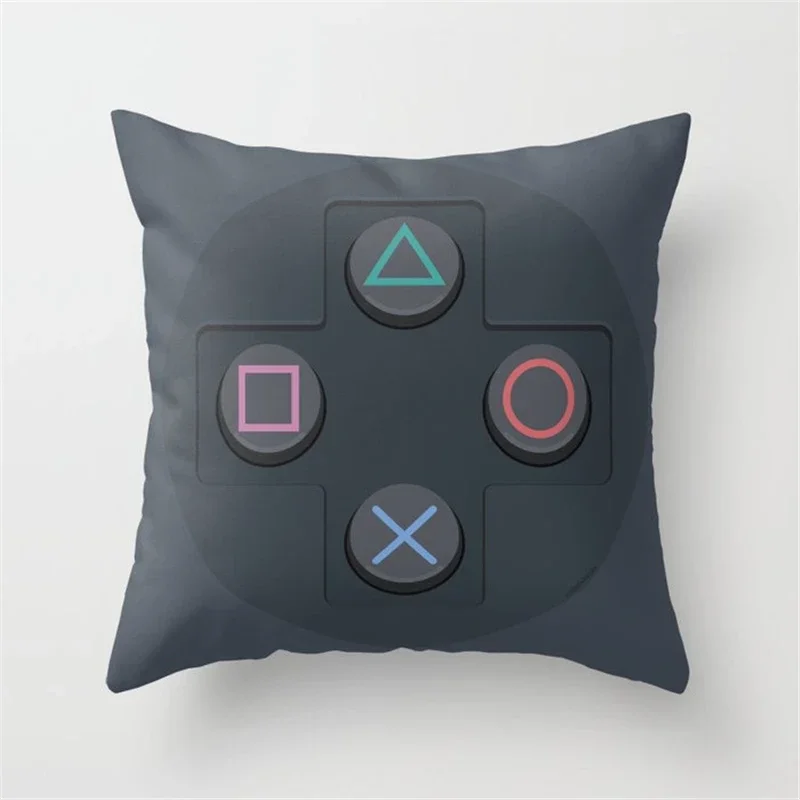 45x45cm electronic game esports printed pattern cushion cover for home living room sofa car seat decoration throw pillow