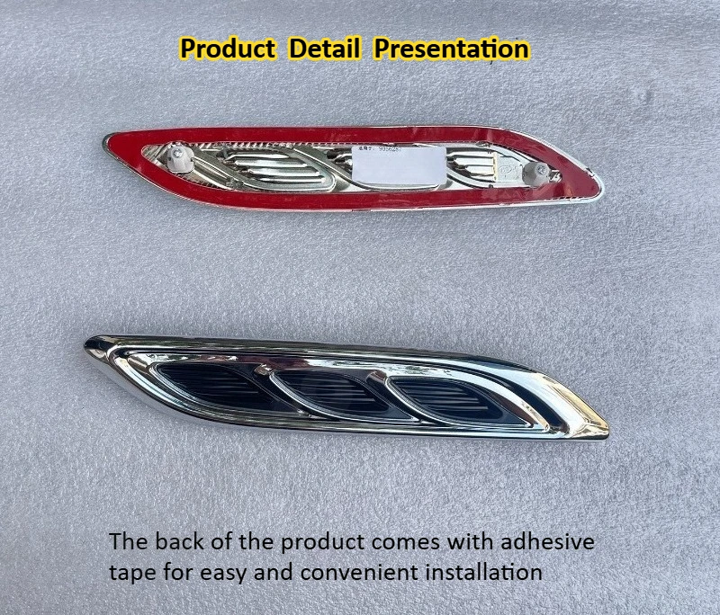 

Декоративная накладка на капот / Хромированная полоса на капот / Накладка на капот в стиле «акулья жабрата» для Buick Lacrosse 2014-2015 / Автозапчасти