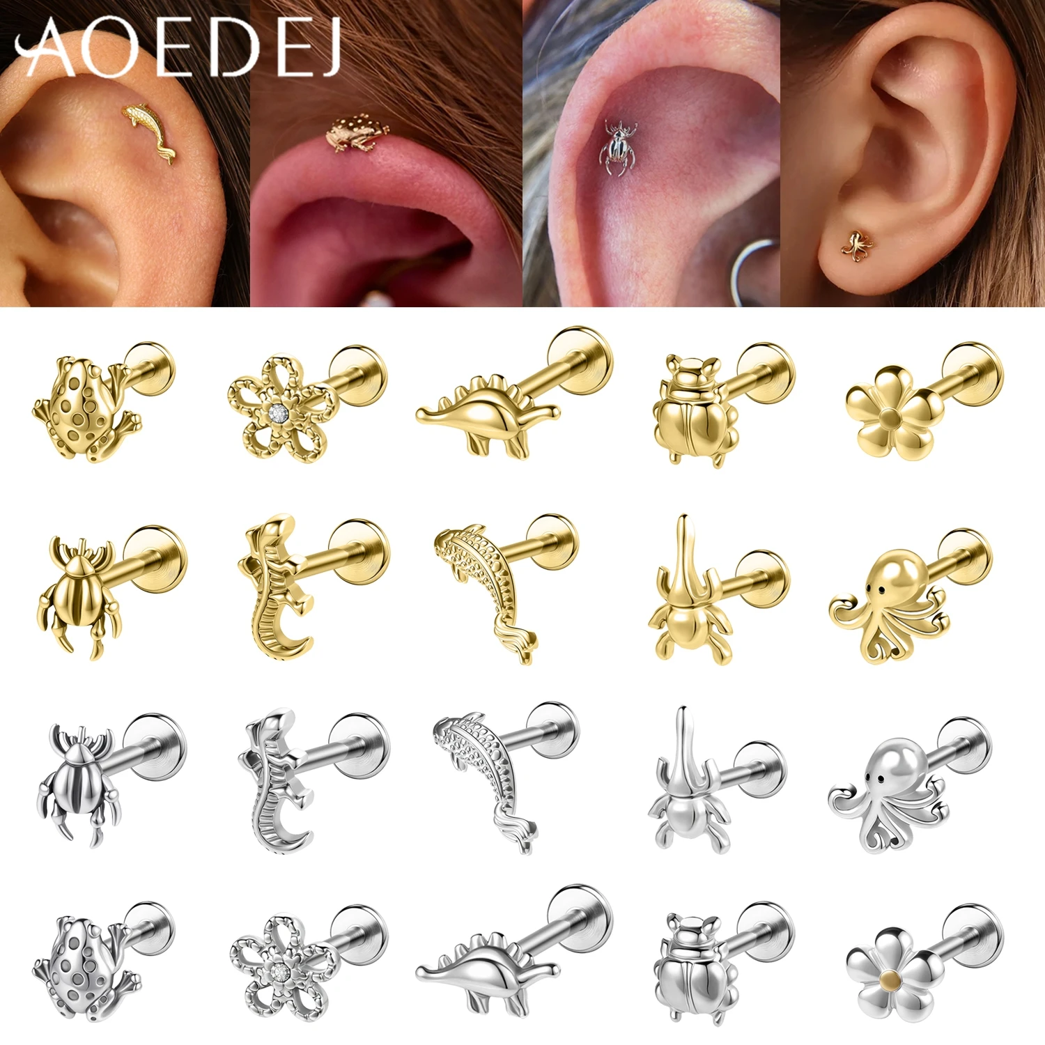 Aoedej 1 Piece 16G …
