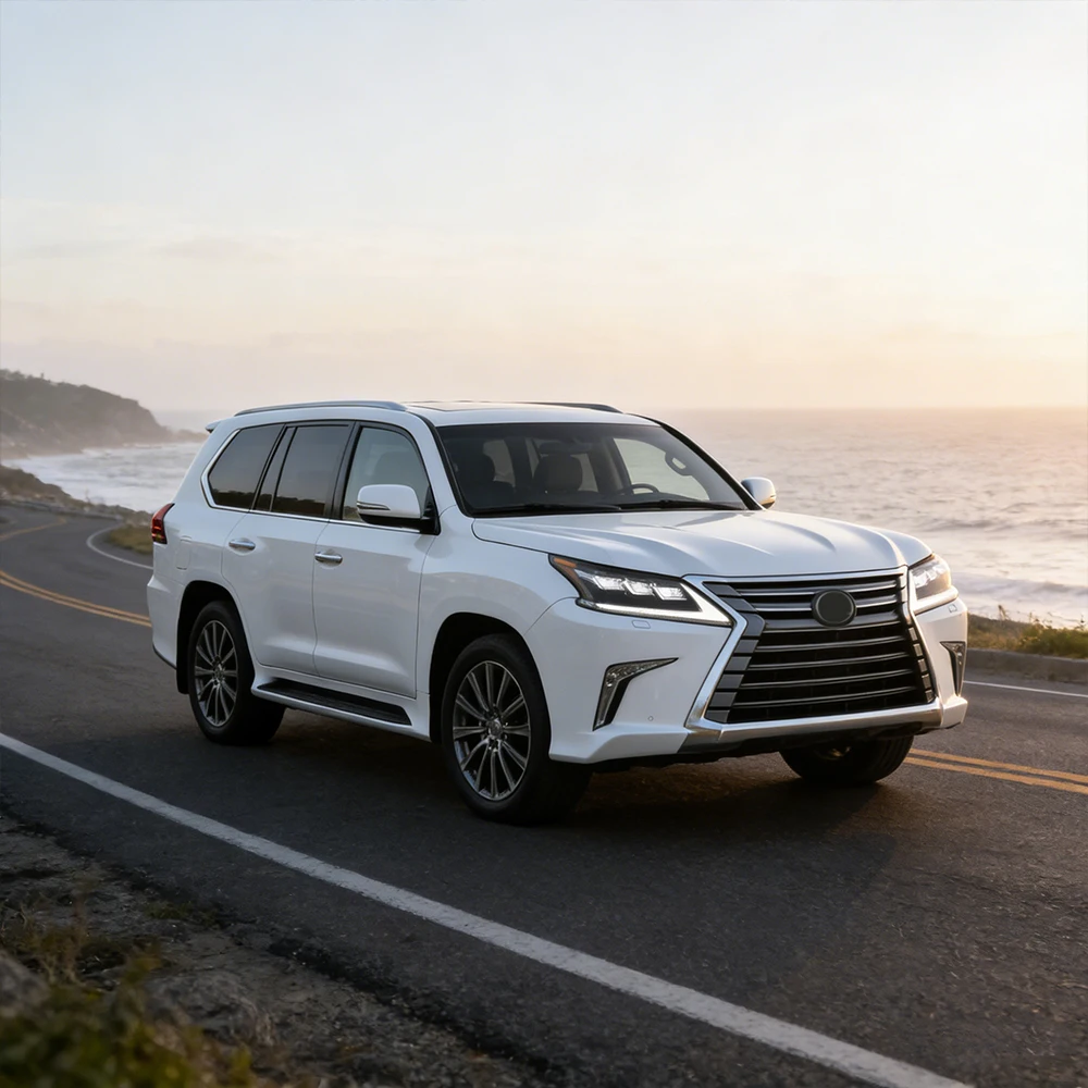 For 2016-2019 Lexus LX570 Auto Headlight Assembly Modified LED Streamer Projector Lenses Plug and Play Car Tools Accessories