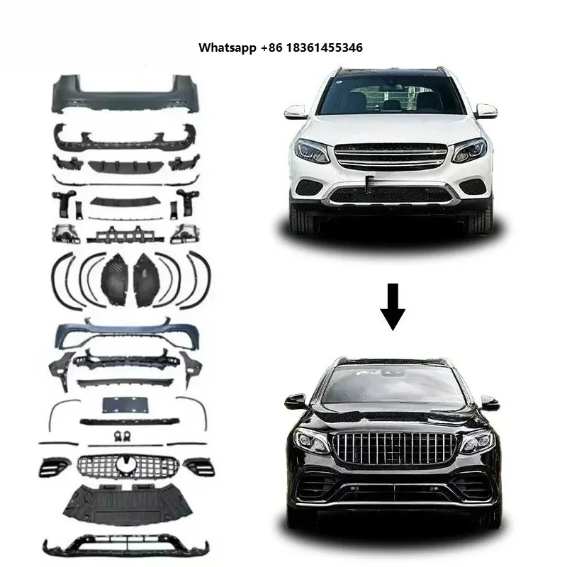 

For X253/C253 GLC To GLC63 AMStyle Carbon Fiber Body Kit Brand New Top-Quality