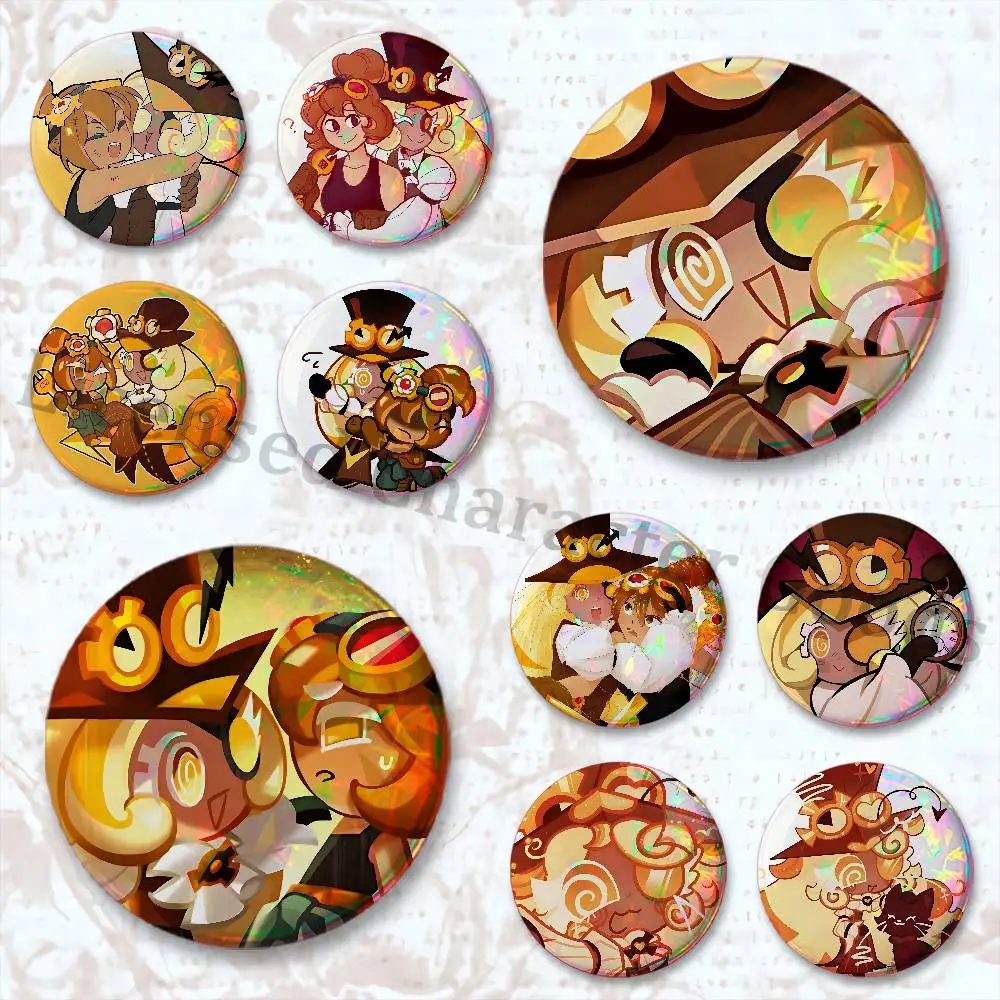 T-Timekeeper C-Cookie Badges 25 32 44 58 75 mm Round Customizable Wholesale Fan goods Self-made fan freebies