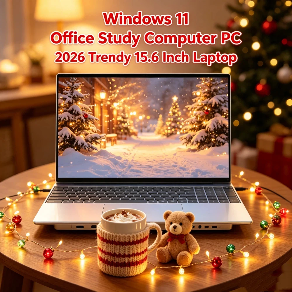 

Modern Original 15.6" Laptop 120Hz FHD IPS Screen Intel N3700 5000mAh 32GB/2TB SSD Backlit Keyboard
