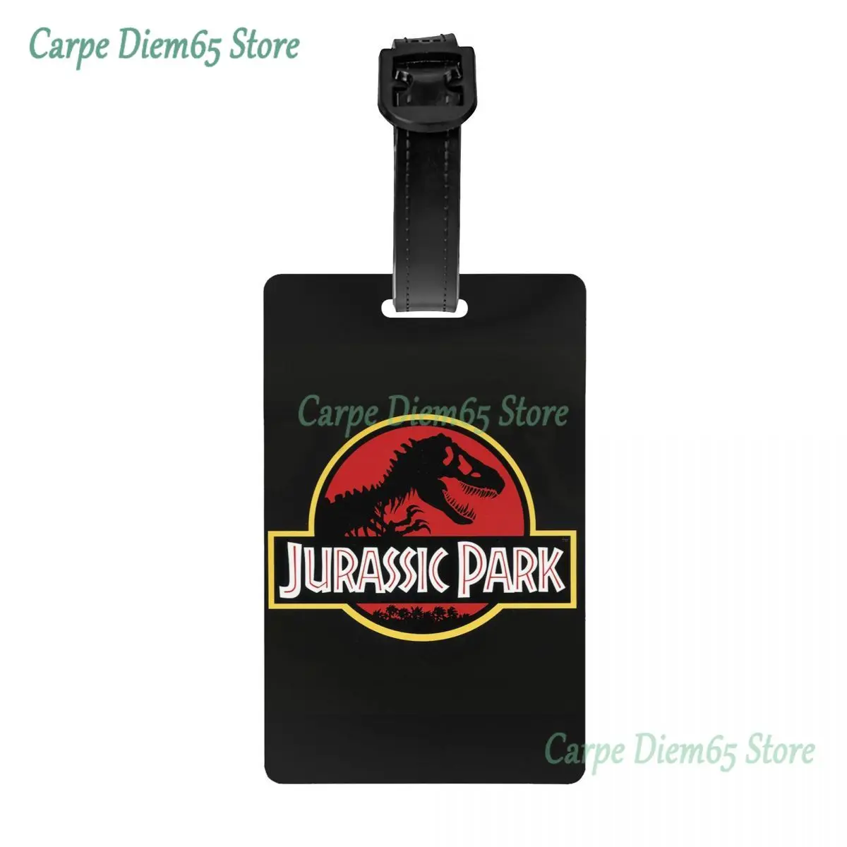 

Jurassic Park Luggage Tags Custom Sci Fi Dinosaur Baggage Tags Privacy Cover ID Label