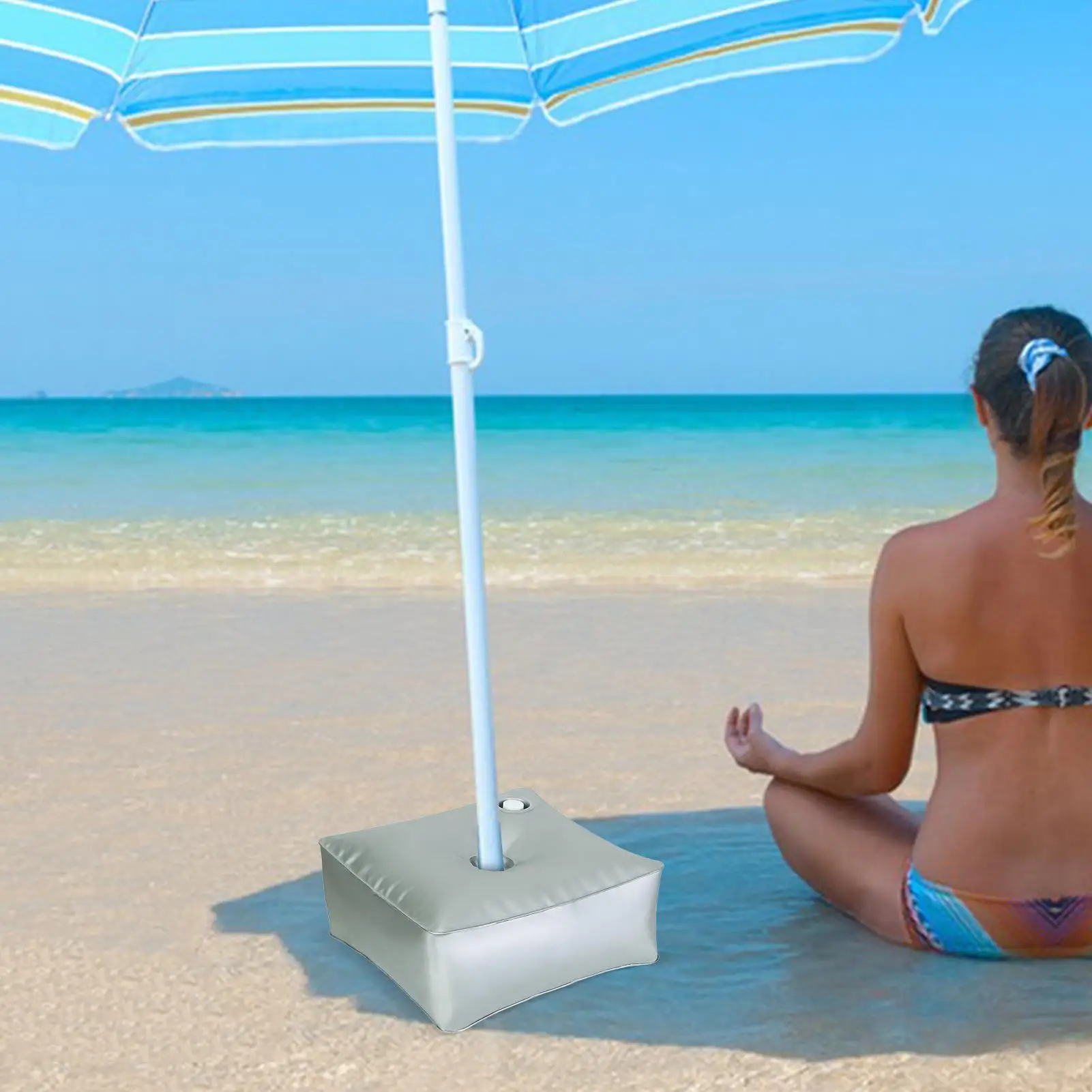Heavy Parasol Base Stand Weights Hanging Cantilever Umbrella Weight Bags for Outdoor Beach Pool Garden Backyard