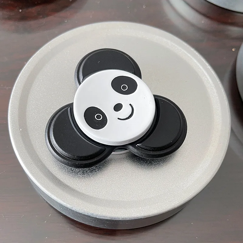 

New Cartoon Cute Panda Metal Fingertip Gyro Toys Children And Adults Stress Relieving Toys Fingertip Gadgets Birthday Gifts