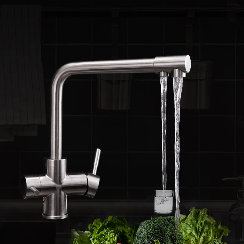 Modern Direct Drinking Ceramic 304 Stainless Steel Hot Cold Water Faucet Kitchen Water Purifier Sink Vegetable For Kitchen Use