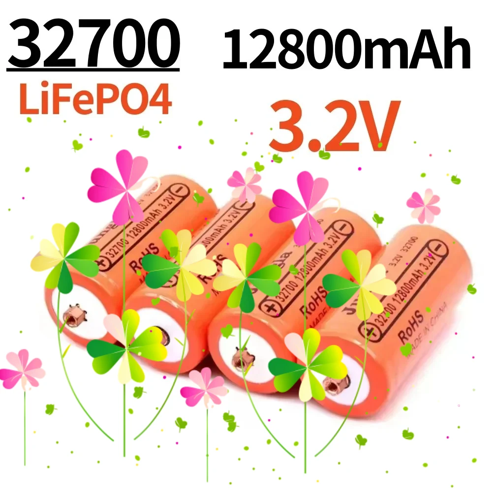 

100% Original 32700 12800mAh 3.2V lifepo4 Rechargeable Battery Professional Lithium Iron Phosphate Power Battery with screw