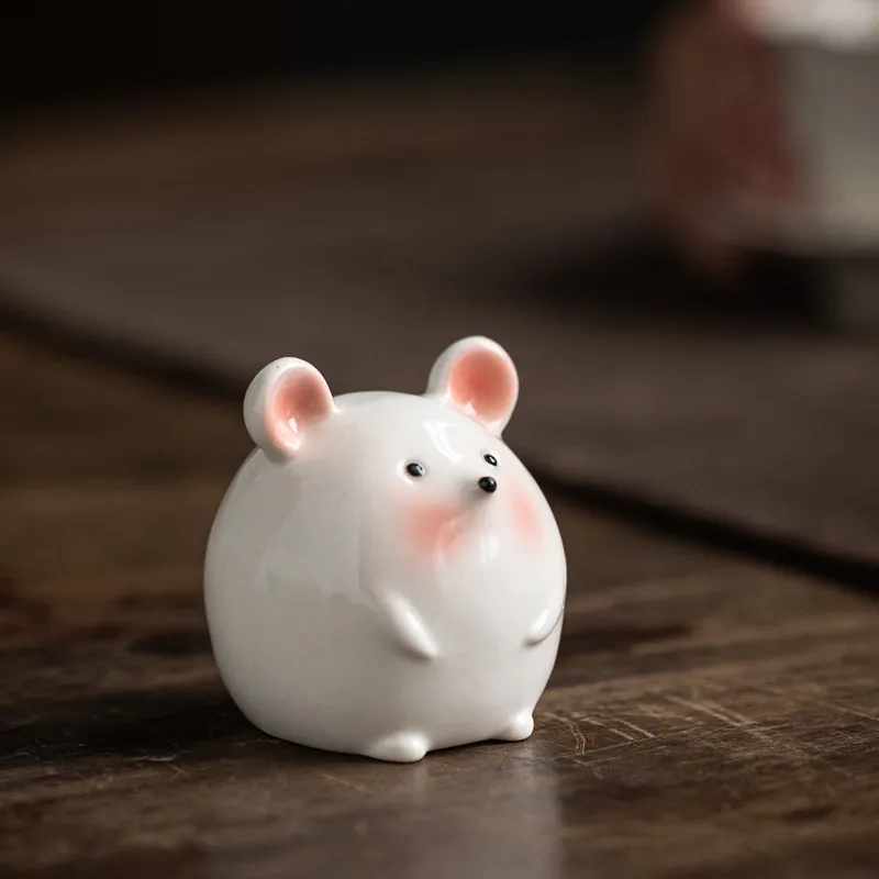 

Полный набор милых керамических фигурок китайского зодиака: 12 подарочных изделий в виде животных