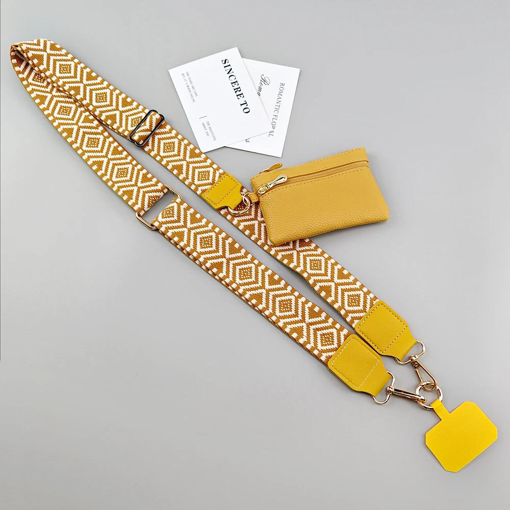 Adjustable 2-in-1 Mobile Phone Lanyard Strap, Gift