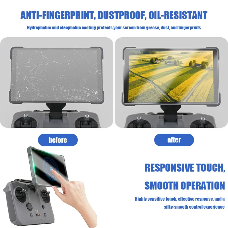 VOLODYMYR Tempered Glass for DJI RC Pro 2 Remote Control Screen Protector for DJIMavic 4 Pro Anti-scratch Film Glass Accessories