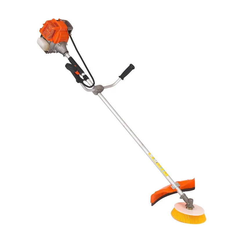 Electric lawn mower Universal basement floor washing brush machine Cement floor disc hard bristle floor brush cleaning machine