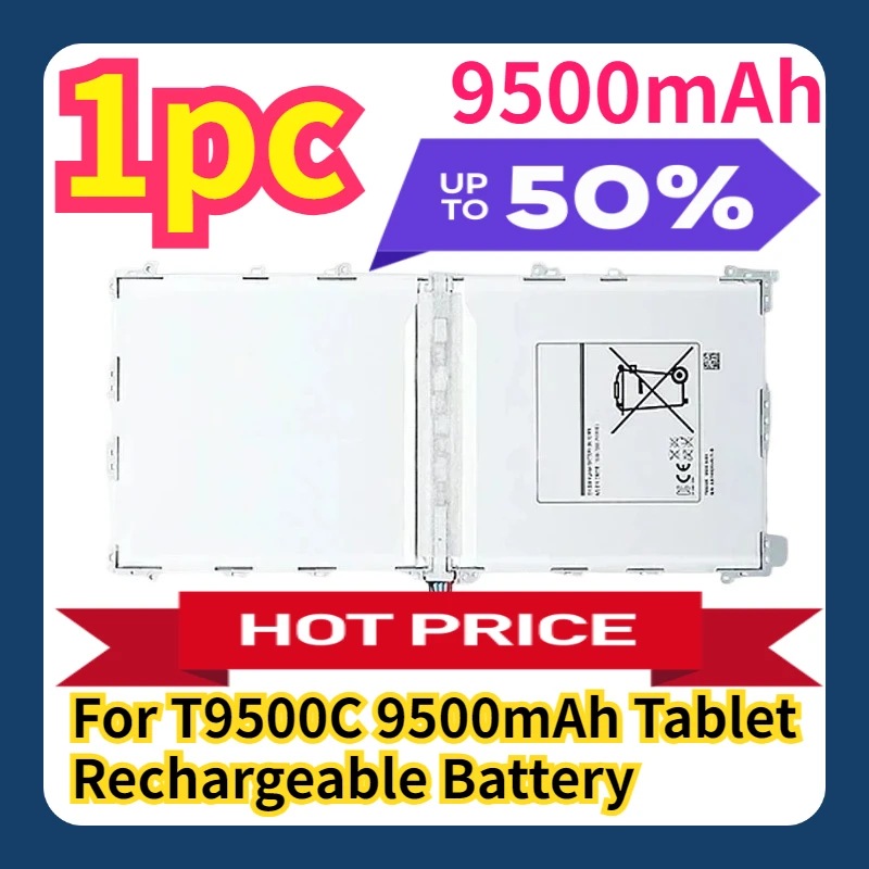 

For T9500C 9500mAh Tablet Rechargeable Battery