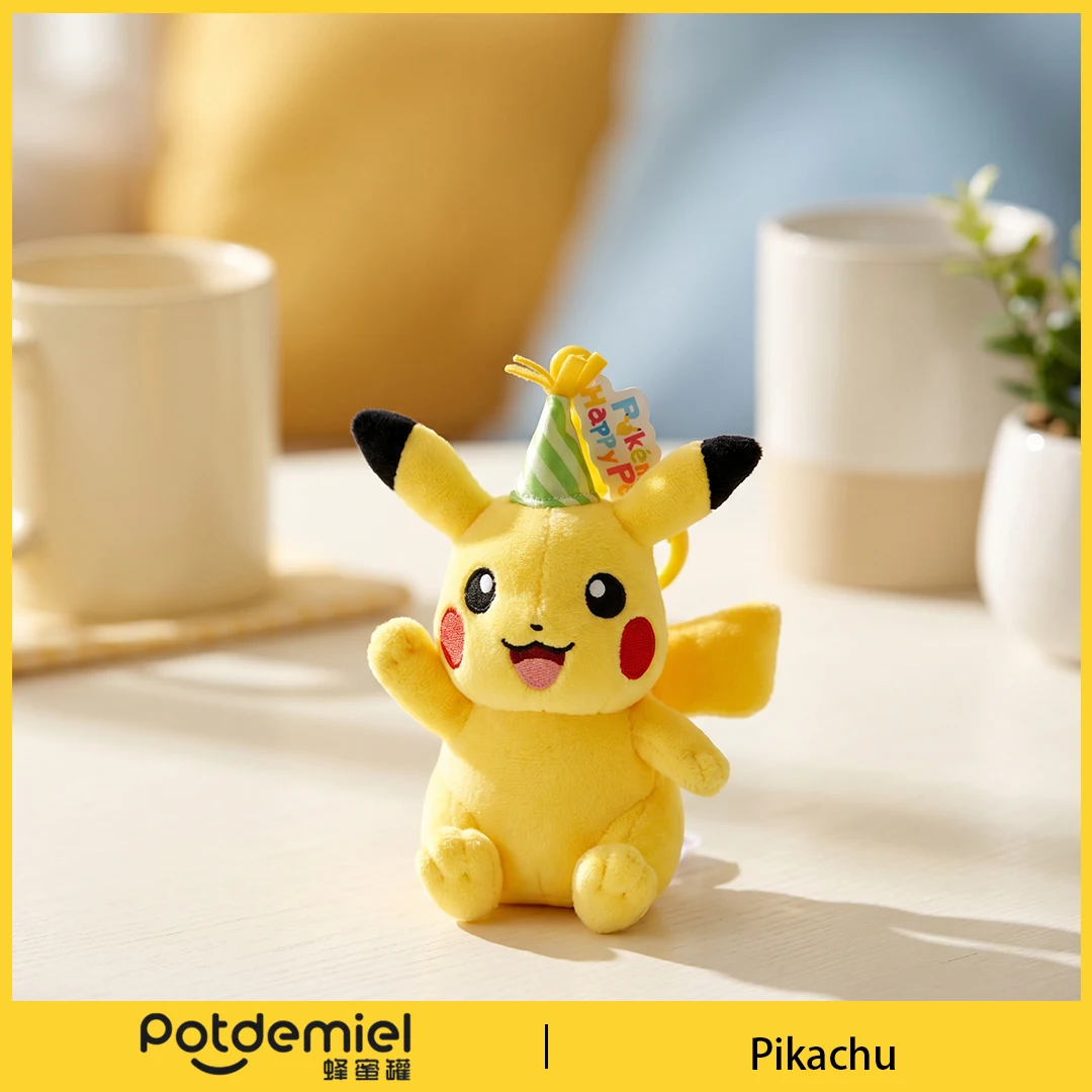 Potdemiel Pokemon Pikachu Stuffed Pendant Handbag Decoration Wallet Decoration Backpack Ornament Party Favor Unisex Durable view 5