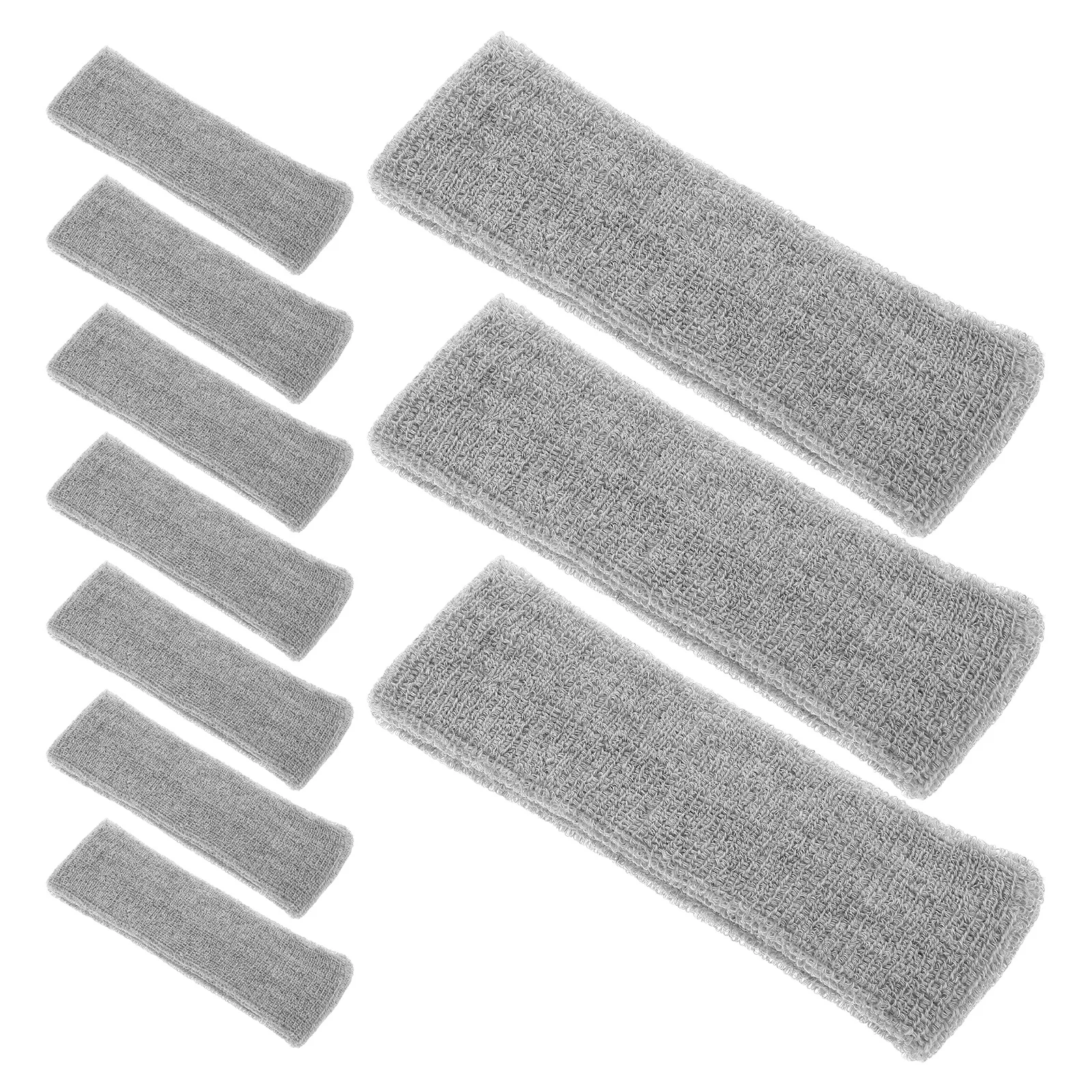 

10Pcs Sweatproof Fitness Headbands Soft Nonslip Breathable for Yoga Running Gym Workout Sports Hair Bands Sports Headscarf