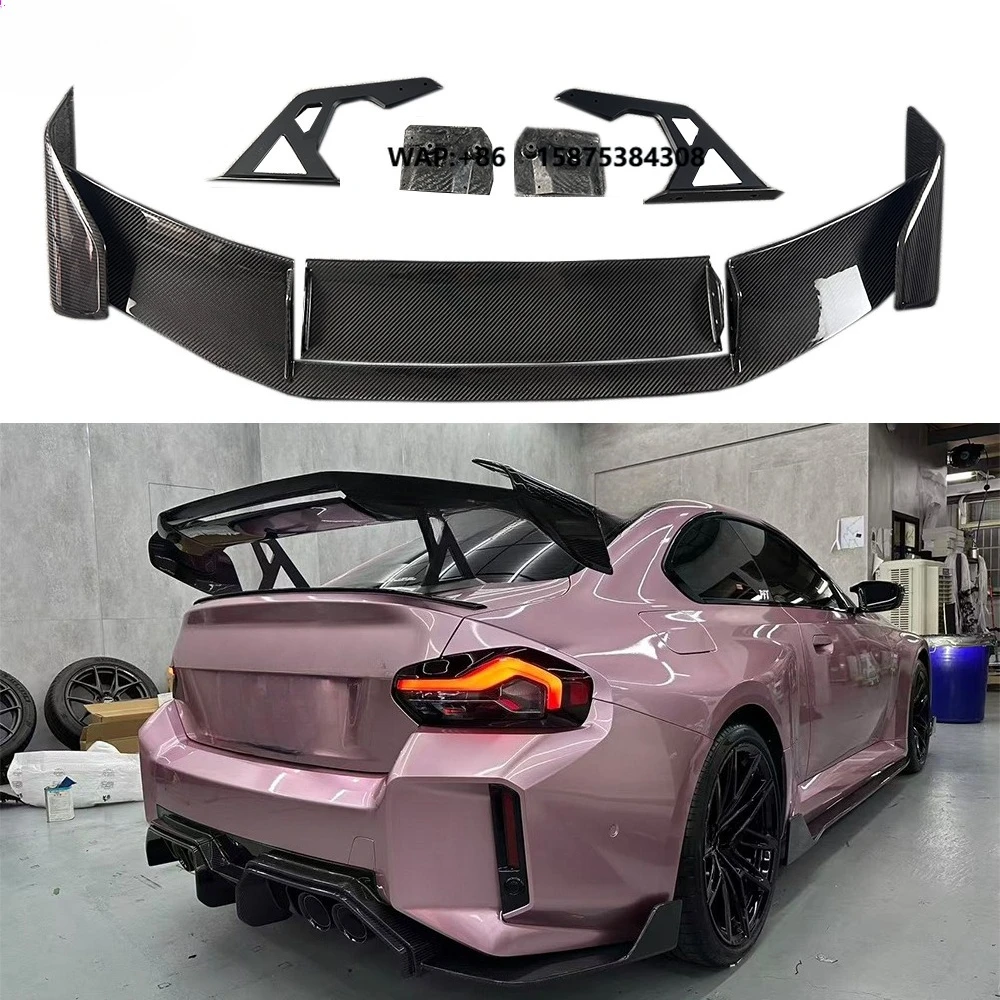 

G87 AD Style Dry Carbon Fiber Trunk Rear Spoiler for M2 G87 Tail Wing Body Kit Modifying Car 2023+