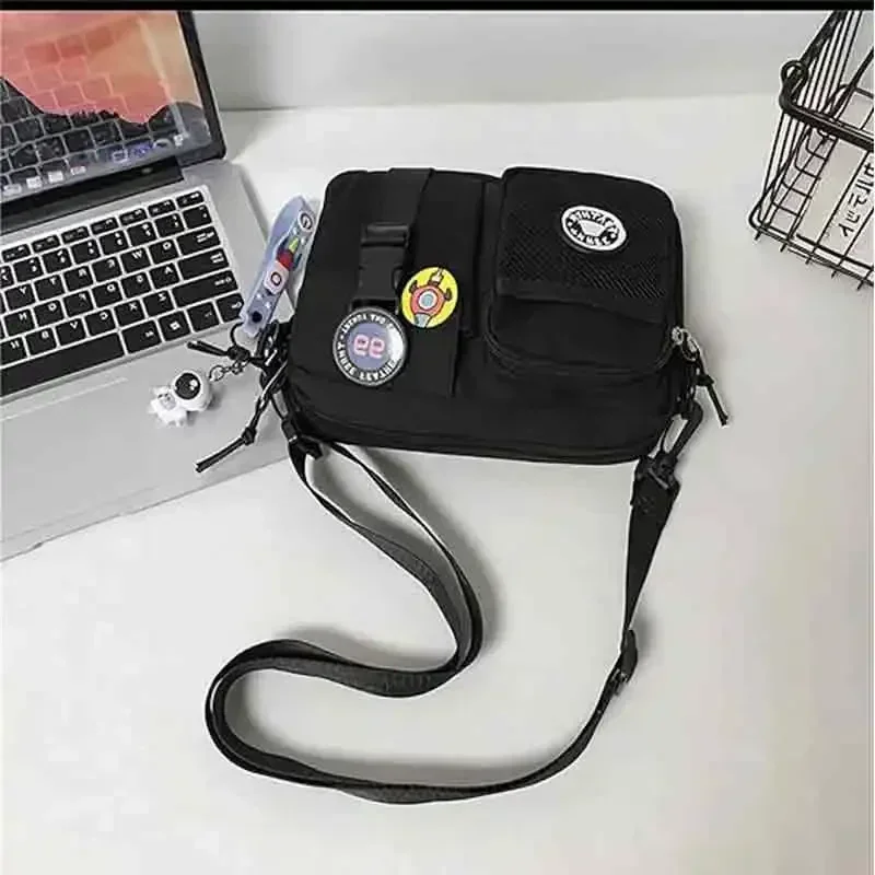 LYD01 black crossbody bag for men, cute small messenger  man sling