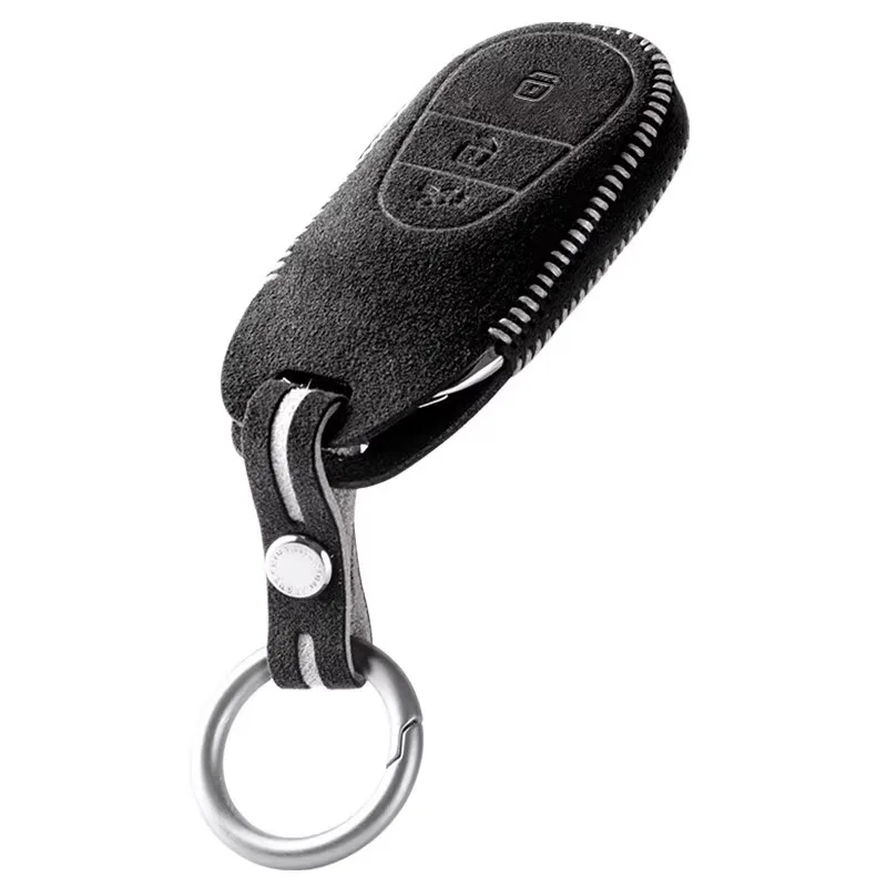 

Customized Suede Keycase Key Chain for Mercedes Benz E300l S-grade L C200l A200l Glb C260l Accessories