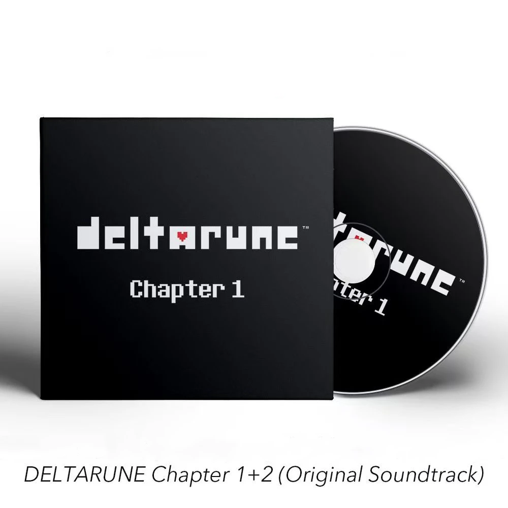 Jogo deltarune kris música cd maiores sucessos ost 1 + 2 álbum 2 pçs registro de música cosplay walkman carro soundtracks caixa festa música presentes