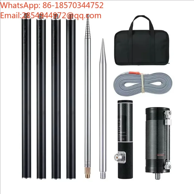 Mini Portable Shortwave Antenna 8-band 7-50MHz Outdoor Balcony Station Communication Antenna