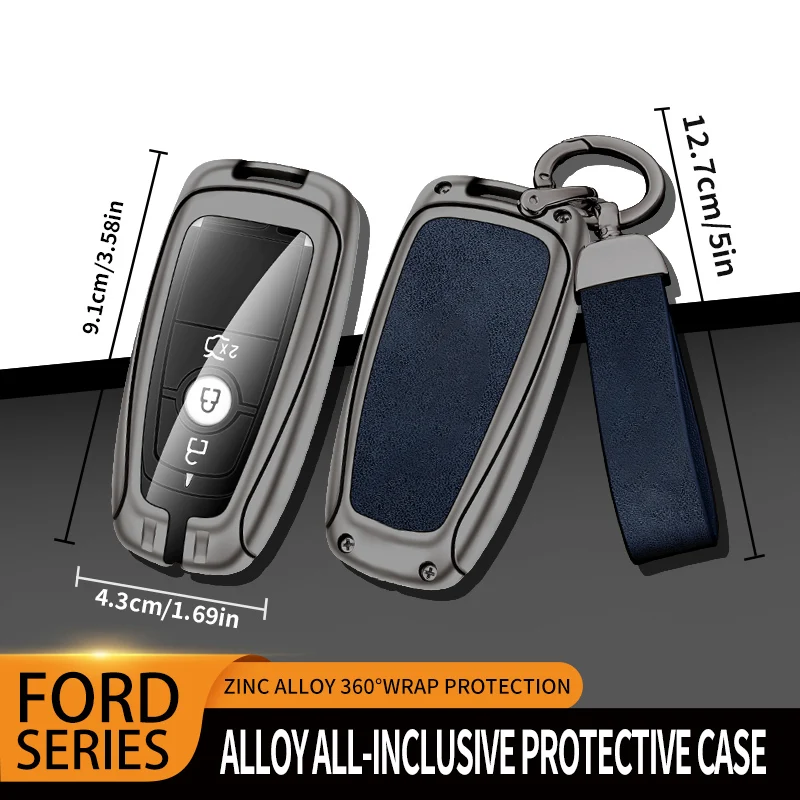 Car Key Protective Case For Ford Fusion Mustang Kuga Ecosport Explorer F-150 F-250 F-350 F-450 F-550 Raptor