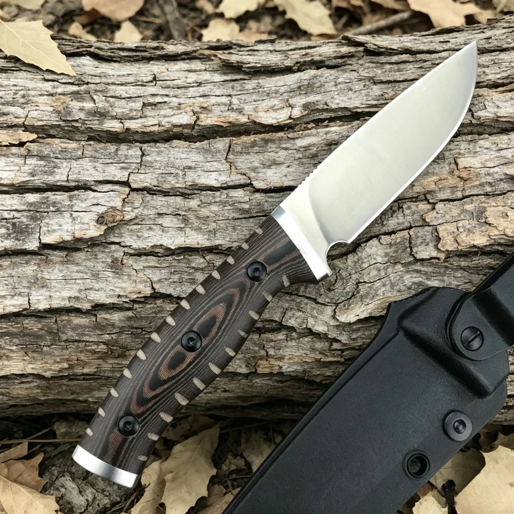Camping Cooking Knife With Sheath - سكين صيد محمول 853 مستقيم مع