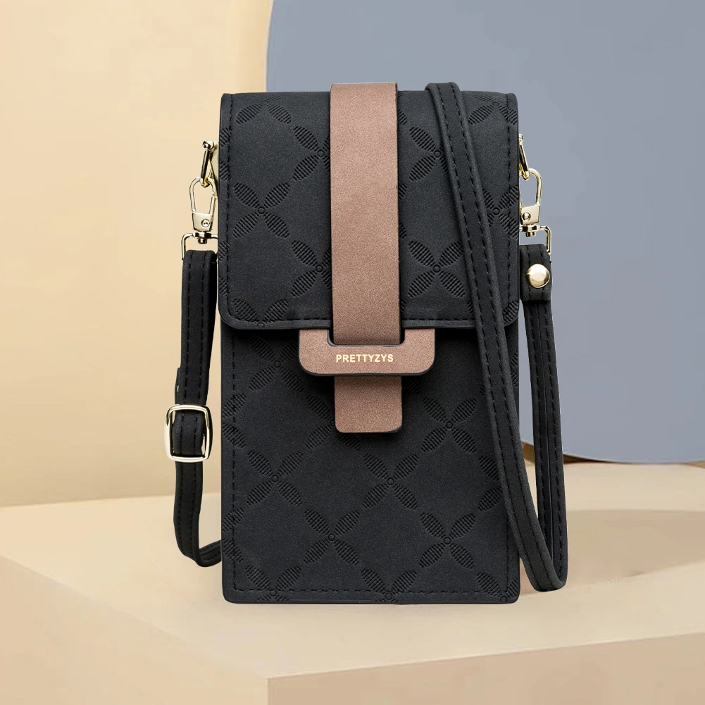 

Small Crossbody Mobile Phone Bag Fashion Cellphone Bag Pu Leather Wallet Purses for Women Ladies Girls Mini Sling Shoulder Bags