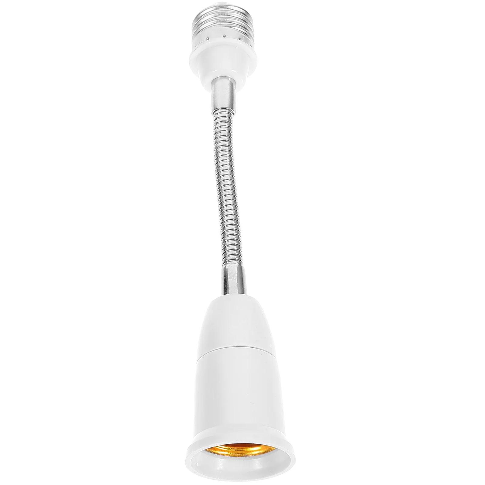 

E27 Удлинитель цоколя для лампочки ПК Прочный Гибкий Удобный для различных освещения Необходим Удлинитель лампочки