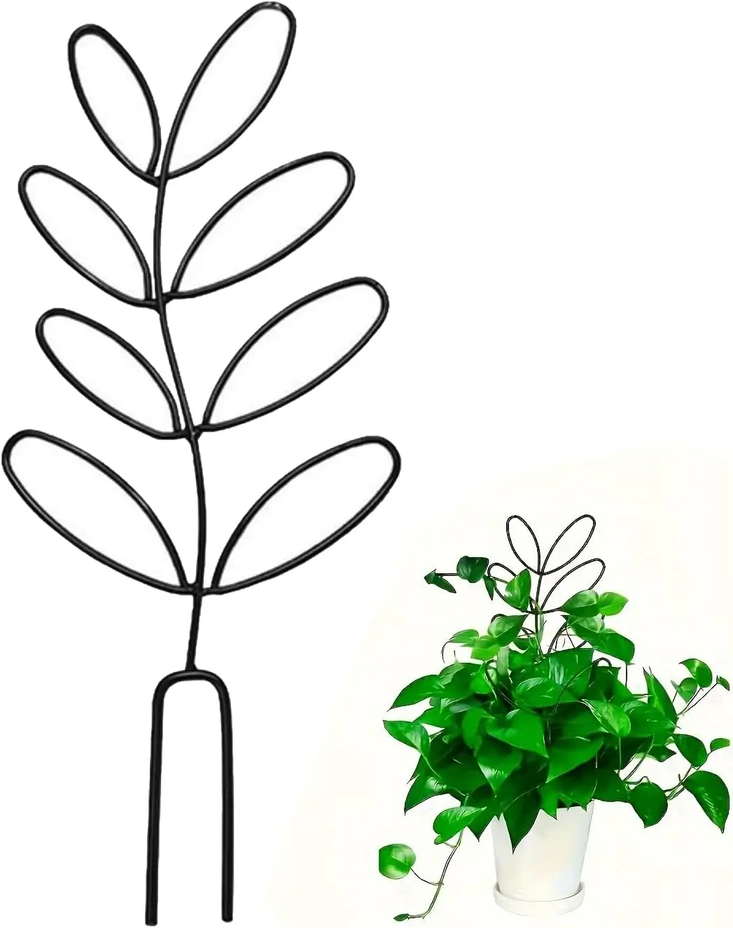 1pc Indoor Plant Trellis Metal Plant Trellis Durable Climbing Plant Support Frame For Climbing Vines Ivy Flowers